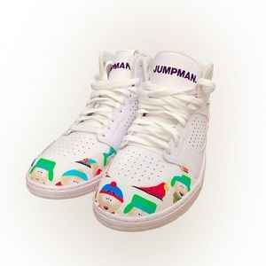 Custom made South Park Themed Jordan shoes